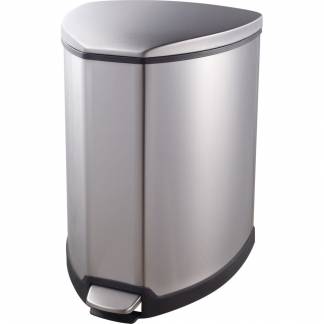 Pedalspand, EKO Grace, st&aring;l mat, FPP/rustfrit st&aring;l, 25 l, med inderspand i plast, og soft close l&aring;g