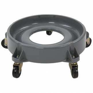 Vogn, gr&aring;, plast