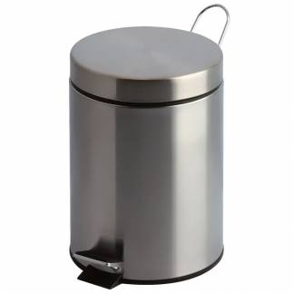 Pedalspand, V-Part, grå, stål, 5 l