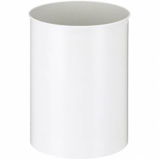 Papirkurv, V-Part, hvid, metal