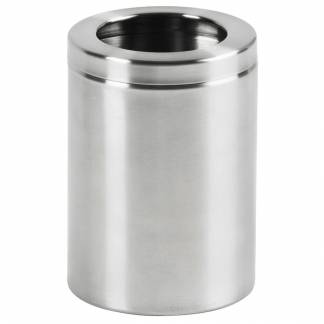 Affaldsspand, V-Part, stål mat, rustfrit stål, 1.5 l