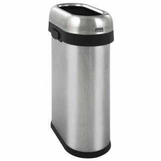 Affaldsspand, Simplehuman, st&aring;l, rustfrit st&aring;l, 60 l