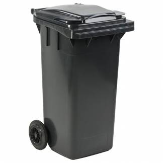 Affaldscontainer, ESE, grå, plast, 120 l, UV-resistent