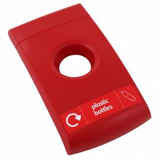 L&aring;g, Enviro, r&oslash;d, MDPE, med rundt indkast, til flasker