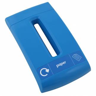 L&aring;g, Enviro, bl&aring;, MDPE, med sliske, til papir