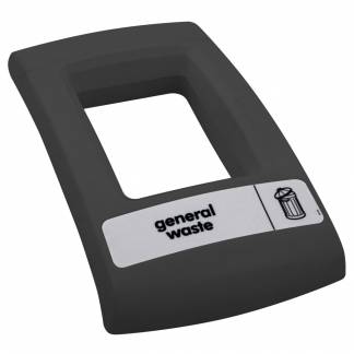 L&aring;g, Enviro, gr&aring;, MDPE, med &aring;bent indkast, til alle typer affald