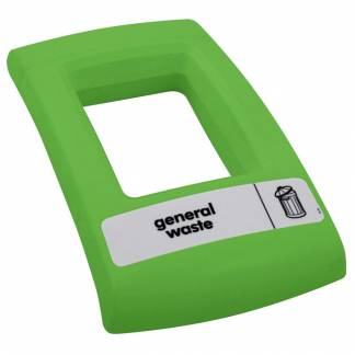 L&aring;g, Enviro, gr&oslash;n, MDPE, med &aring;bent indkast, til alle typer affald