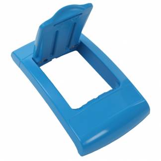 L&aring;g, Enviro, bl&aring;, MDPE, med klapl&aring;g, til alle typer affald