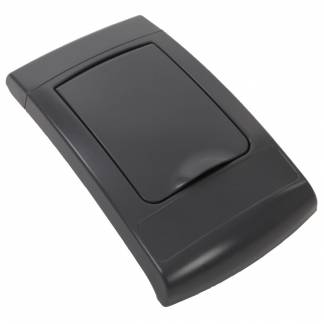 L&aring;g, Enviro, gr&aring;, MDPE, med klapl&aring;g, til alle typer affald