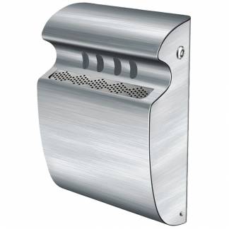 Askebæger, V-Part, stål, rustfrit stål, 3 l, med metal inderspand, ilddæmpende