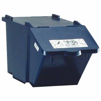 Affaldsspand, V-Part, bl&aring;, plast, 45 l