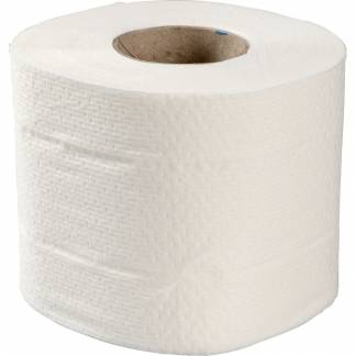 Toiletpapir, ABENA Care-Ness Excellent Minus, 2-lags, 33,75m x 9,6cm, Ø10,5cm, hvid