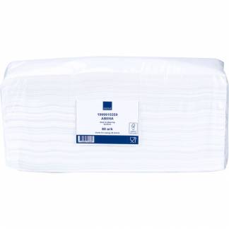 Industriaftørring, ABENA, 1-lags, interfold, 42x35cm, 10,5 cm, hvid