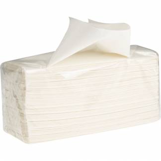Håndklædeark, ABENA Care-Ness Excellent, 2-lags, Z-fold, 23x21cm, 8 cm, hvid, nyfiber
