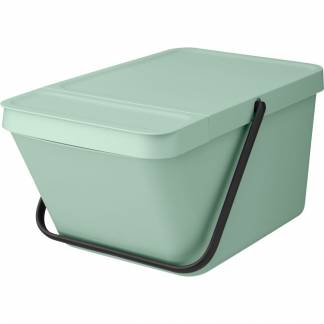 Affaldsspand, Brabantia Sort & Go, jade gr&oslash;n, plast, 20 l
