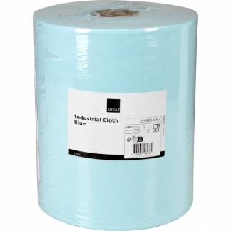 Industriaftørring, ABENA, 1-lags, 152m x 30,5cm, Ø24cm, blå