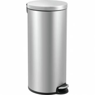 Pedalspand, EKO Serene, stål mat, rustfrit stål, 1-rums, 30 l