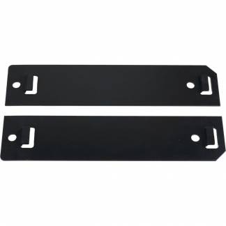 Vægbeslag, V-Part, sort mat, pulverlakeret stål