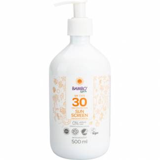 Sollotion, Bambo Nature, 500 ml, UVA- og UVB-beskyttelse, SPF 30