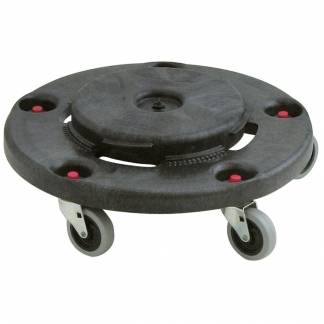 Vogn, Rubbermaid Brute, sort, plast, uden kant, til 75,7l, 121,1l og 166