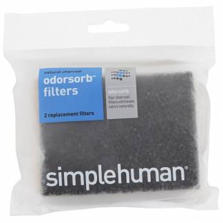 Filter, Simplehuman, 10,8x8x1,2cm, sort, kul