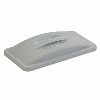 L&aring;g, Rubbermaid Slim Jim, gr&aring;, PE, lukket