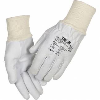 Gedeskindshandske, THOR, 11, hvid, gedeskind