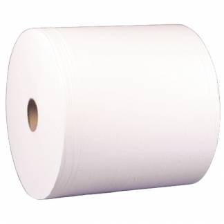 Værkstedsrulle, ABENA Care-Ness Excellent, 2-lags, 380m x 26,5cm, Ø33cm, hvid