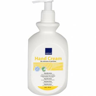 Håndcreme, ABENA, 500 ml, uden farve og parfume, 21%