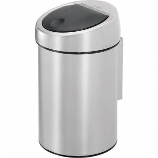 Hygiejne beholder, Brabantia Touch bin, stål mat, rustfrit stål, 3 l, med inderspand i plast og s...