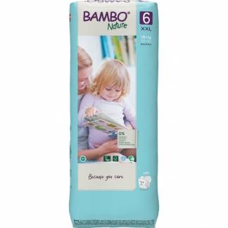 Børneble, tapeble, miljømærket, Bambo Nature, 6, tall pack