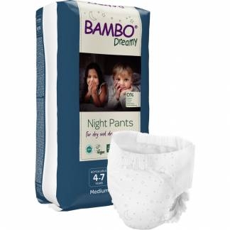 Børneble, bukseble, Bambo Dreamy Night Pants