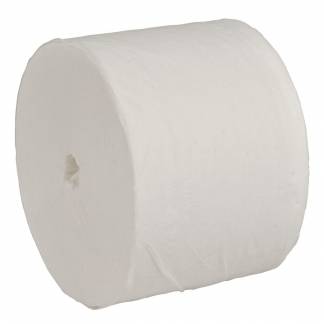 Toiletpapir, neutral, 2-lags, 100m x 9cm , Ø13,3cm, hvid, nyfiber