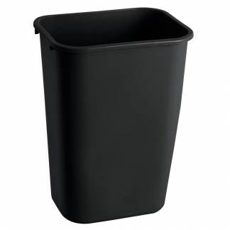 Affaldsspand, Rubbermaid, sort, PE, 39 l, rektangulær