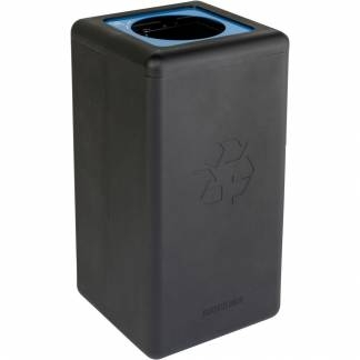 Affaldsspand, BrickBin, sort, HDPE, 65 l, sort/blå