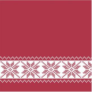 Frokostserviet, Christmas Mood, 3-lags, 1/4 fold, 32x32cm, flerfarvet