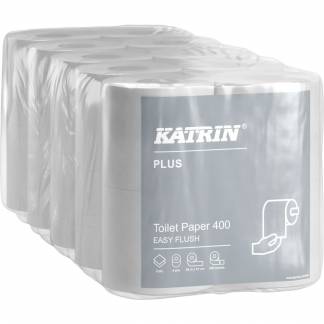 Toiletpapir, Katrin Plus, 2-lags, 50m x 12,5cm , Ø11,5cm, hvid