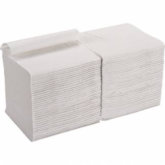 Toiletpapir i ark, Neutral, 2-lags, 11,25x22cm, hvid