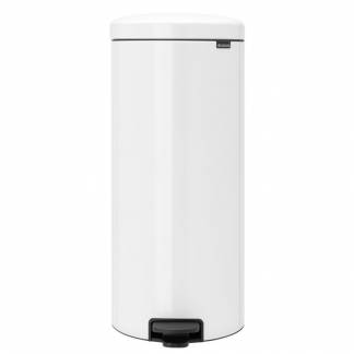 Pedalspand, Brabantia newIcon, hvid, stål, 30 l