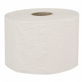 Toiletpapir, neutral, 2-lags, 100m x 10cm , Ø13,5cm, hvid