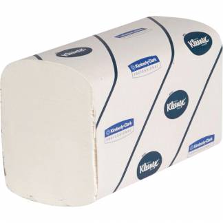 Håndklædeark, Kimberly-Clark Kleenex, 2-lags, W-fold, 41,5x21,5cm, 10,5 cm, hvid