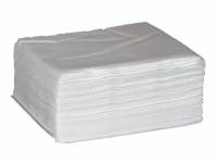 &Oslash;konomiserviet 1-lags 1/4 fold 33cm hvid 500stk/pak