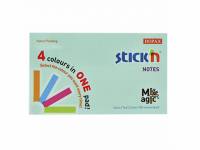 Blok Stick'N Magic 76x127mm 4x25blade i ass. farver 1x1x1mm (1)
