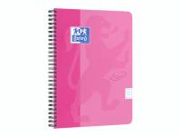 Oxford Touch notesbog A5+ kvadreret 5x5 70 ark 90g pink