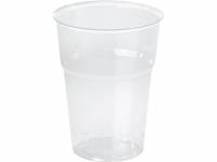 Plastglas økonomi 25cl 0,2l 50stk/ps