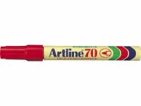 Marker Artline 70 permanent rød 1,5mm