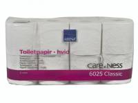 Toiletpapir Care-Ness 2-lags hvid 9,40cmx34,50m 64rul/kar 250ark Classic
