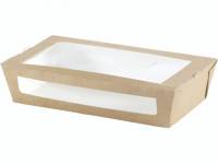 Salatbox PLA m/vindue 200x120x45mm 250stk/pak