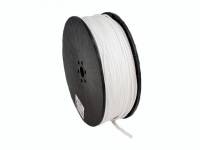 Flagline flettet hvid PP 5mmx330m/rul 380025