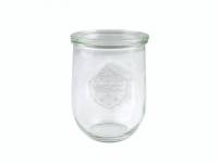 Sylteglas Weck incl låg (745) 1062ml Ø10x15,2cm 6stk/pak